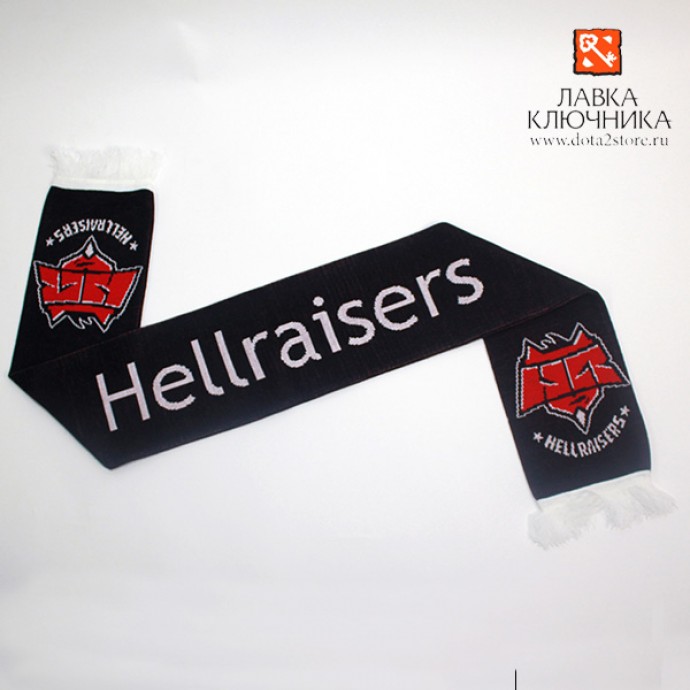 Шарф с логотипом Hellraisers